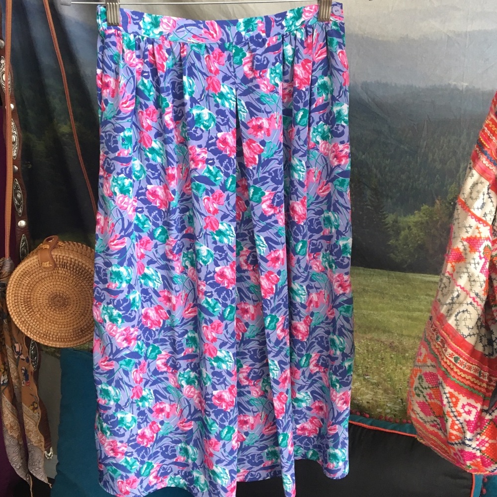 May Flowers Midi Skirt